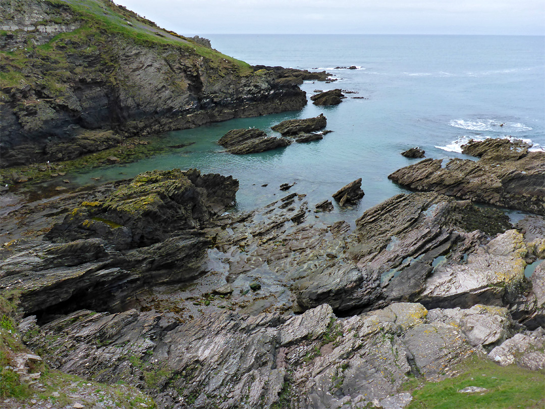 Cliffs around Greylake Cove