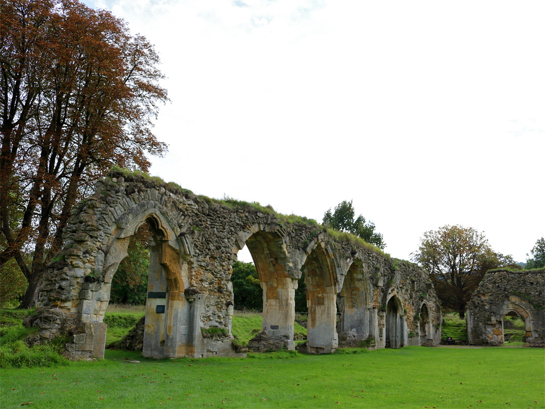 East cloister arches