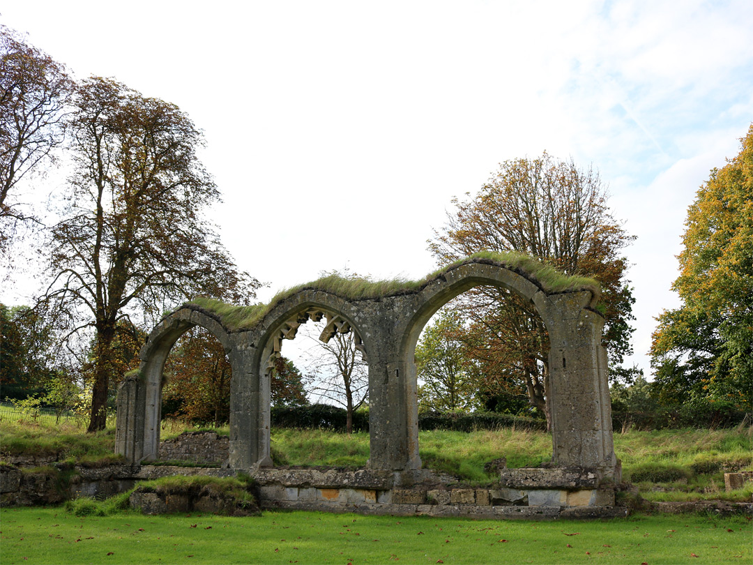 West cloister arches