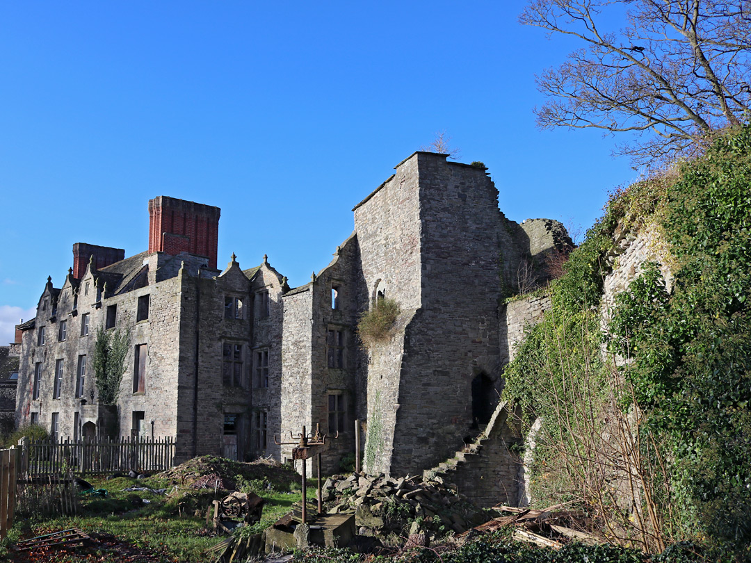 East side of the castle