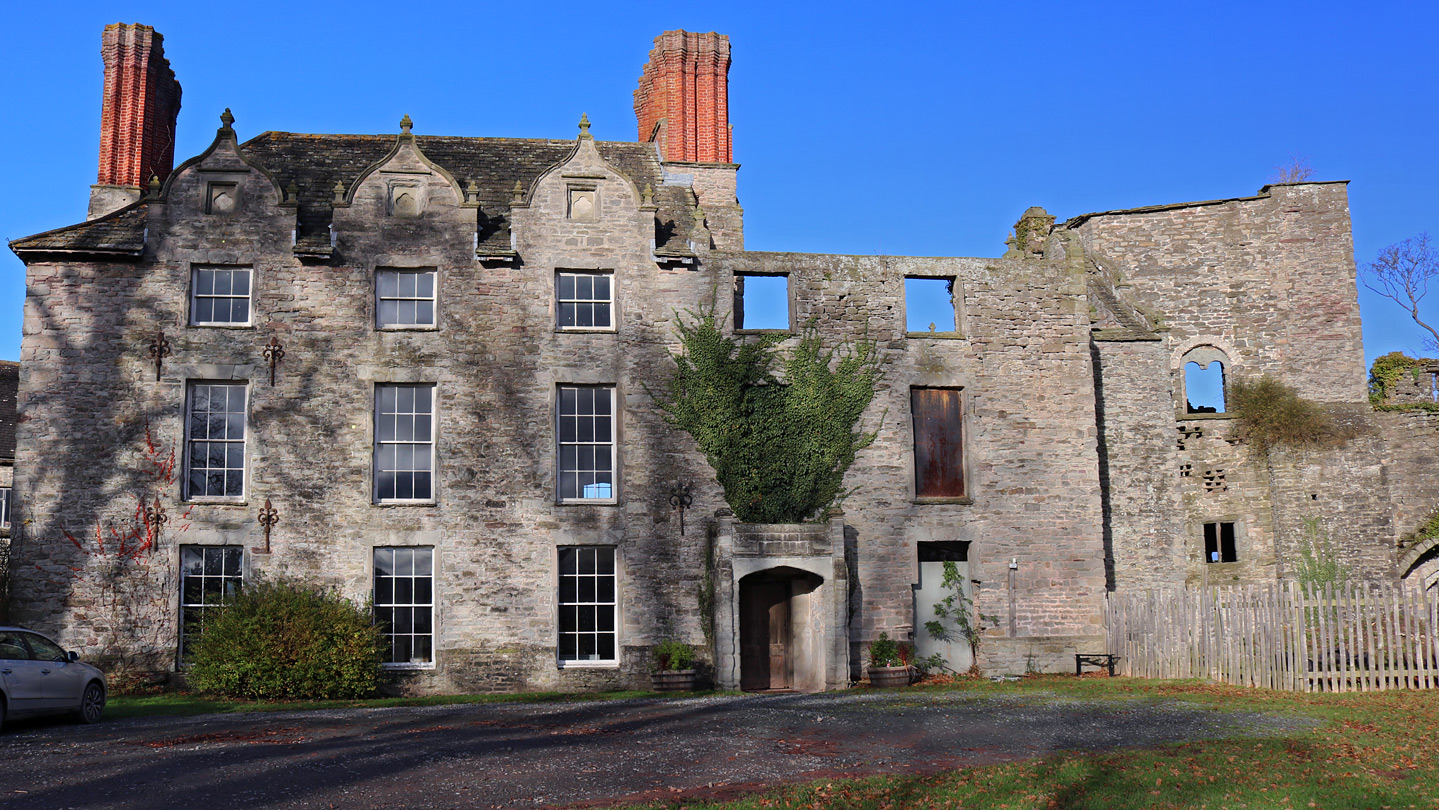 Front of the manor house