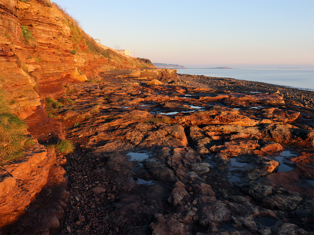 Low cliffs