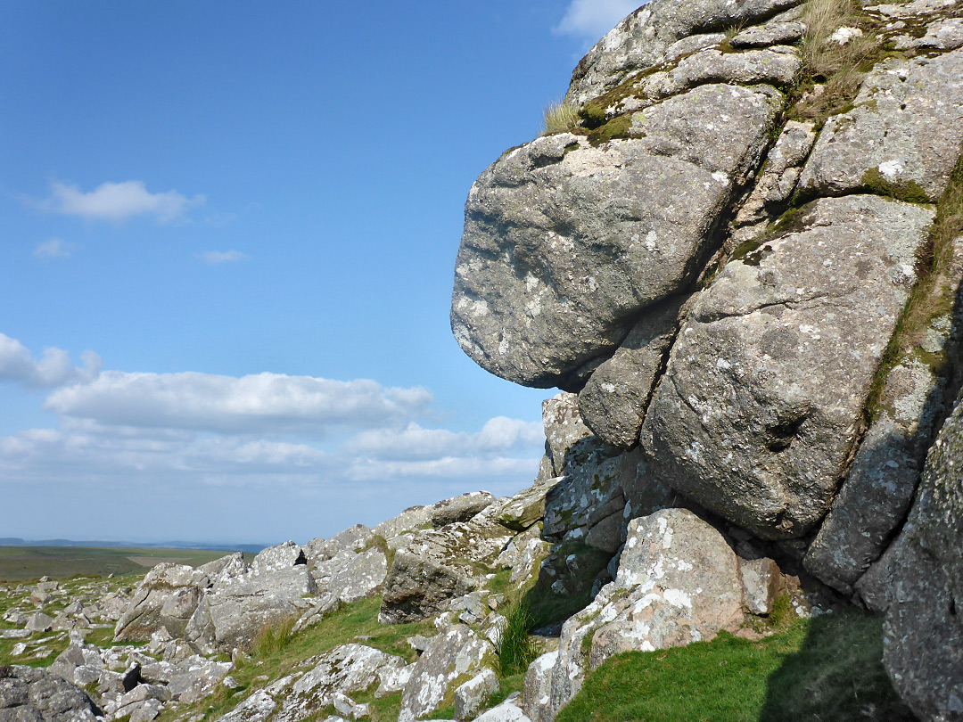 Rock and sky