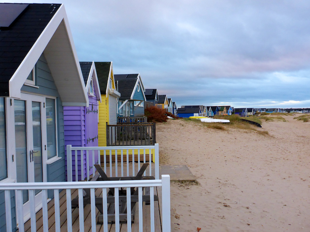 Beach huts