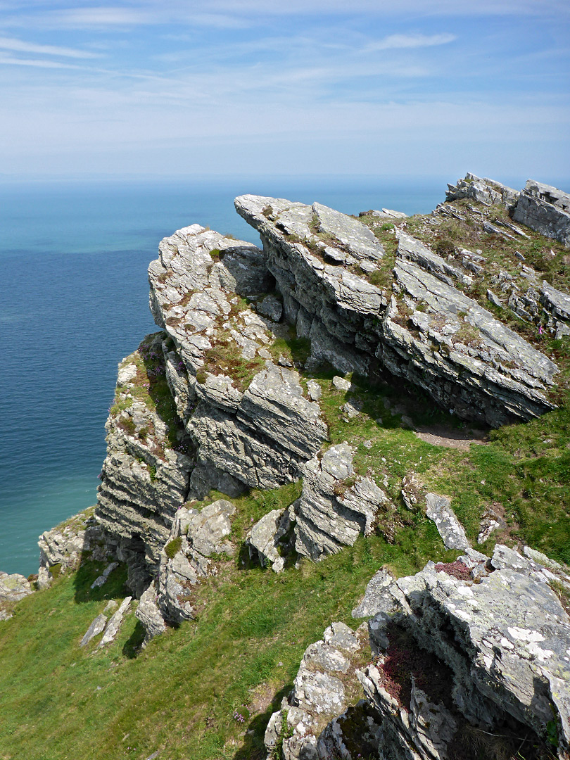 Jagged rocks