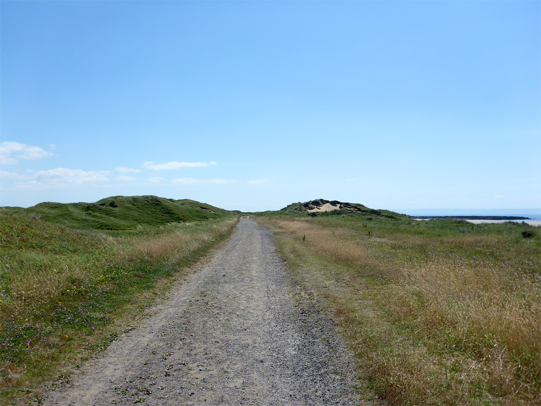 Track by the coast