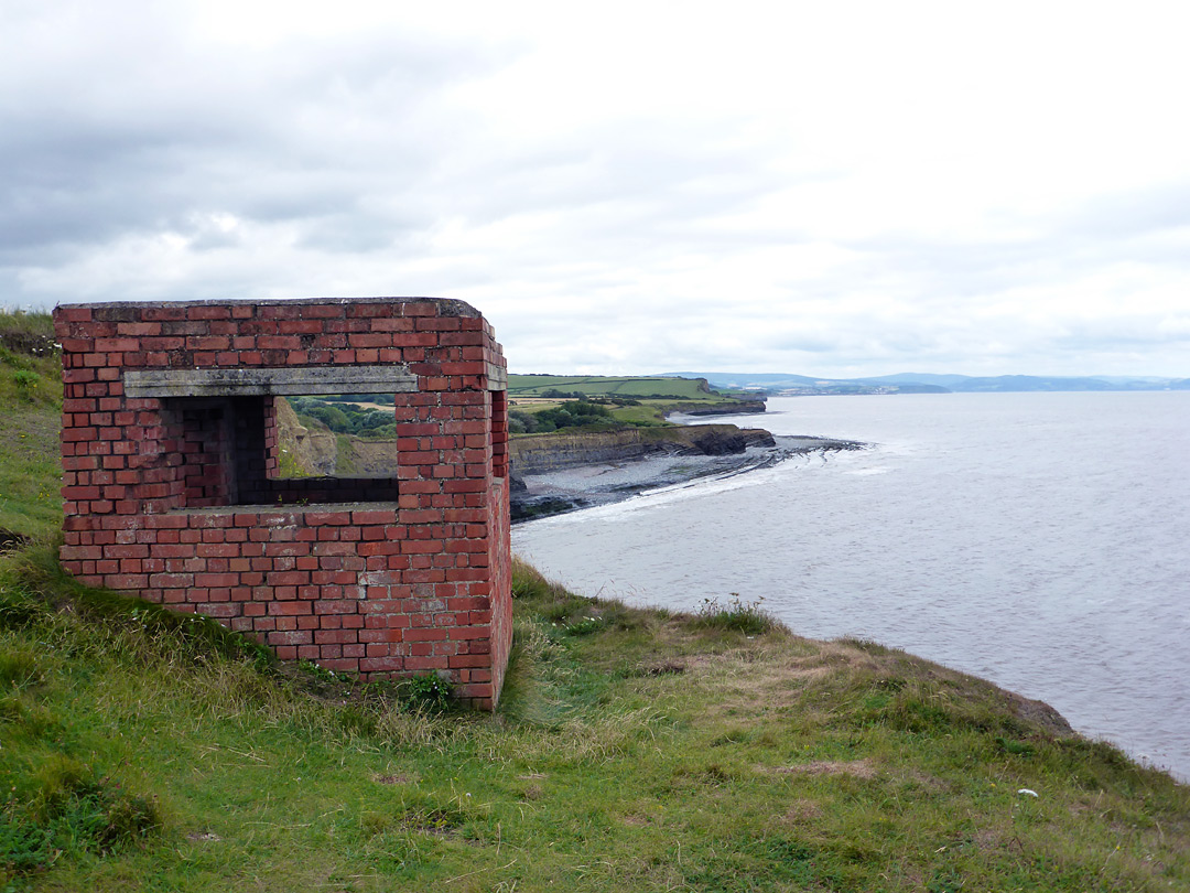 Pill box - view west