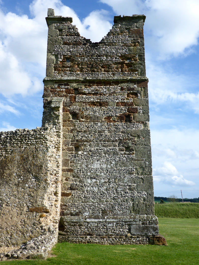 North side of the tower