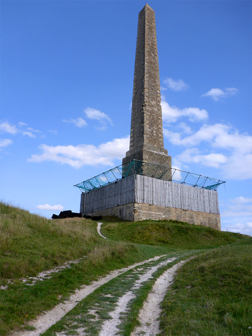 Track to the monument