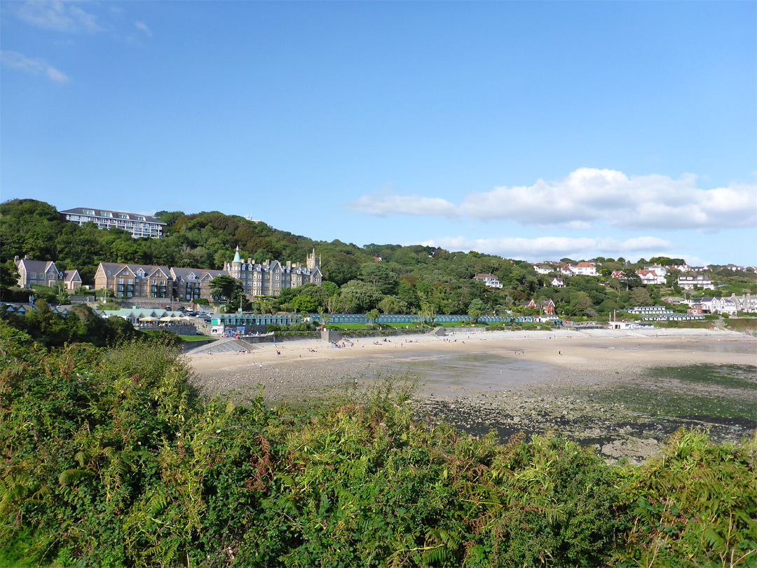 The beach at Langland Bay