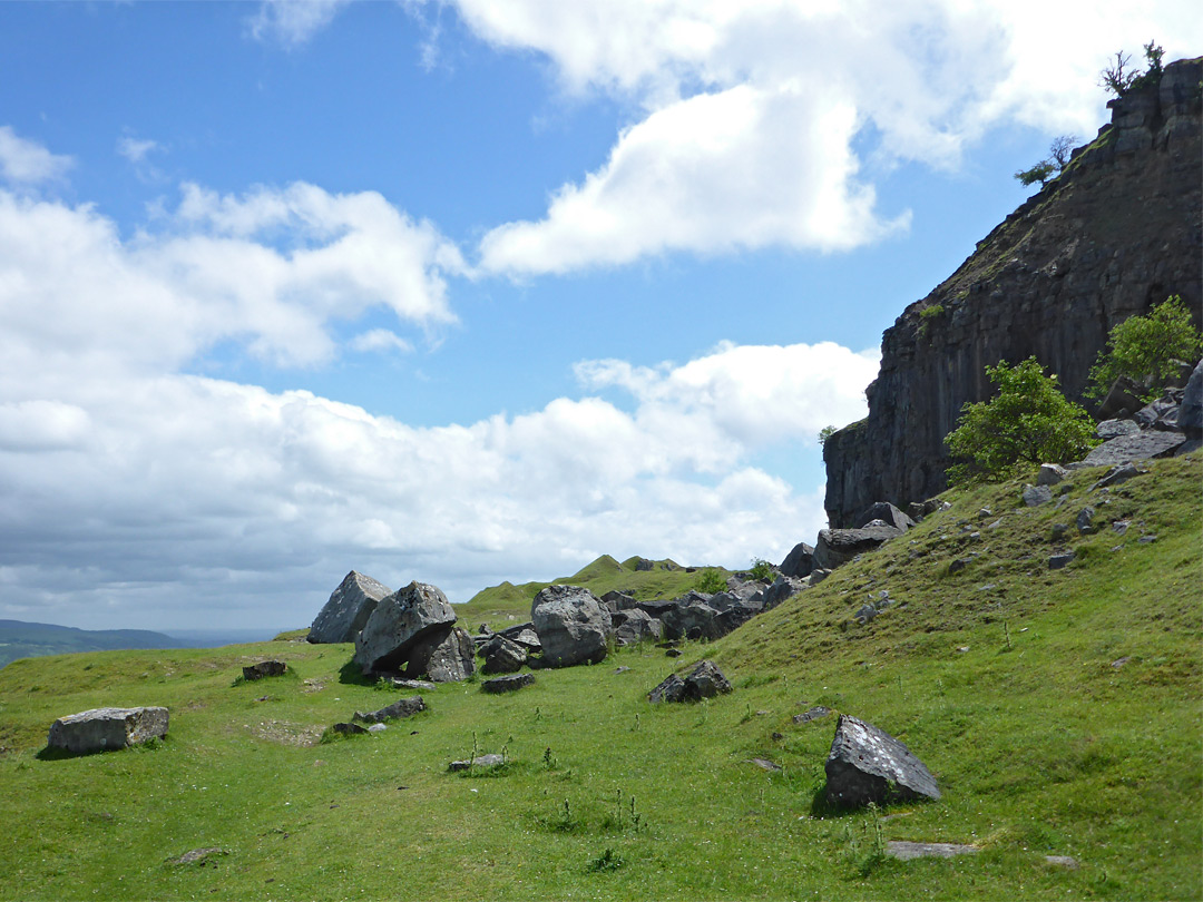 Base of the cliffs