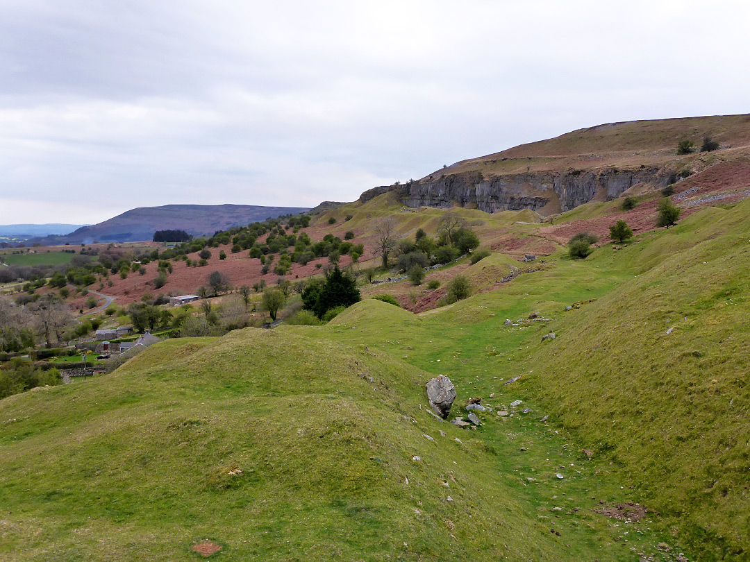 Reddish slopes