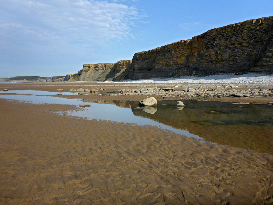 Sand and water