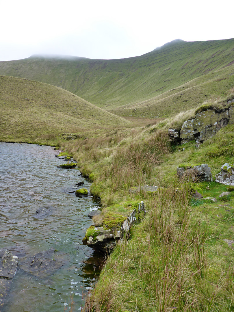 Shoreline of Llyn Cwm Llwch