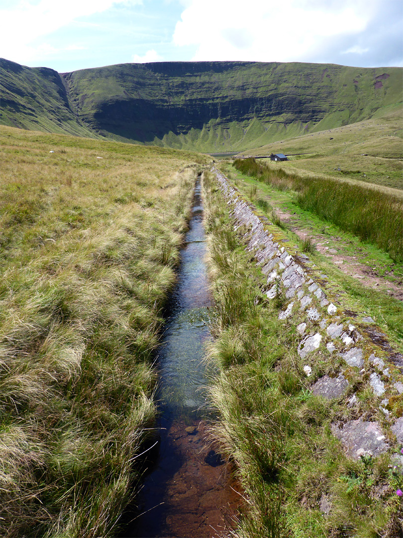 Aqueduct from Llyn y Fan Fach