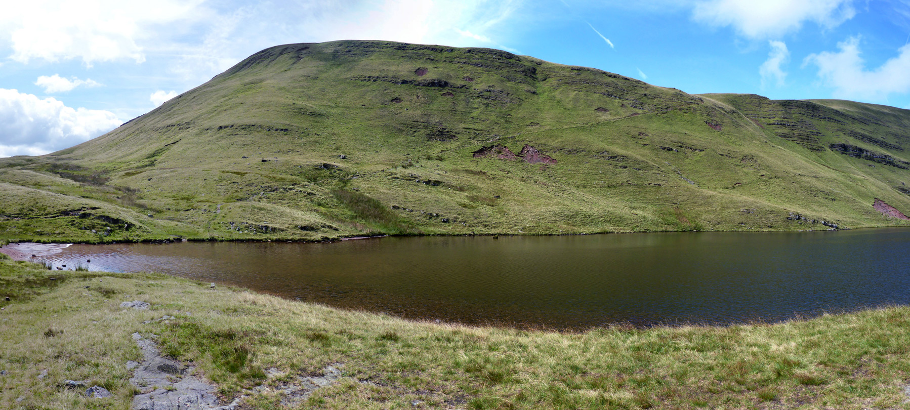 East shore of Llyn y Fan Fawr