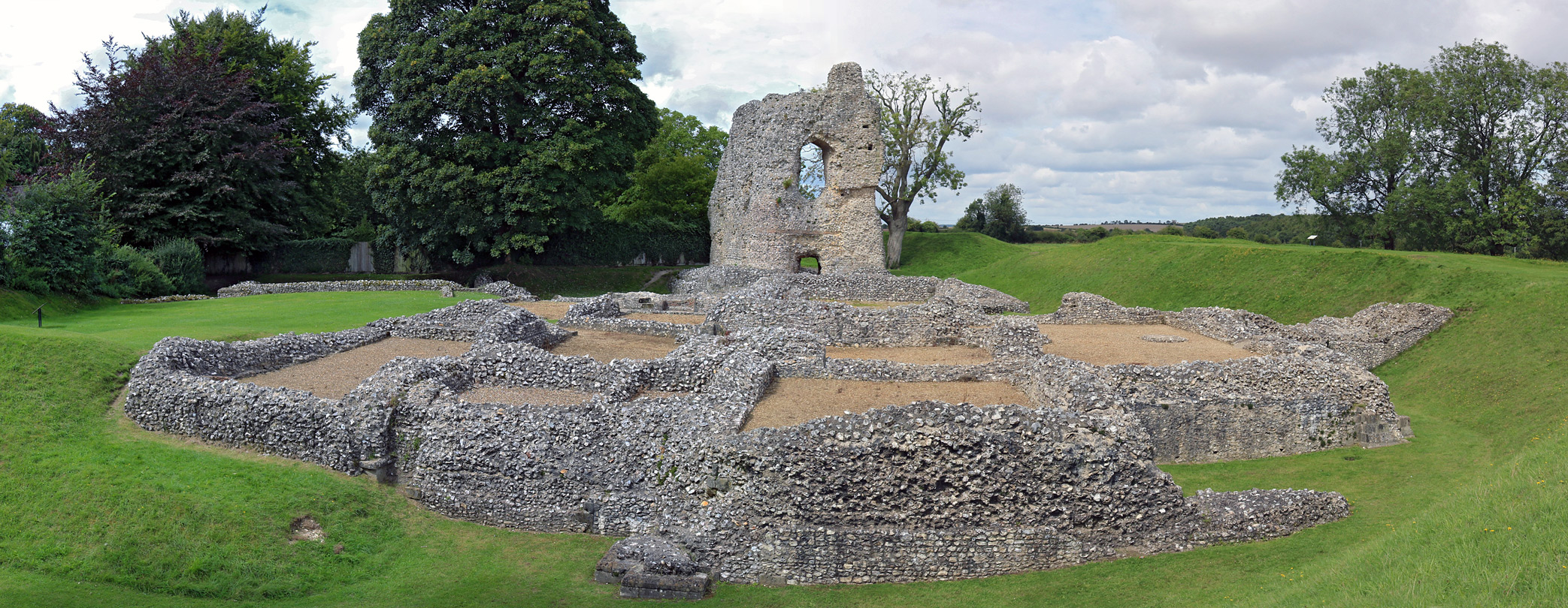 Panorama of the castle