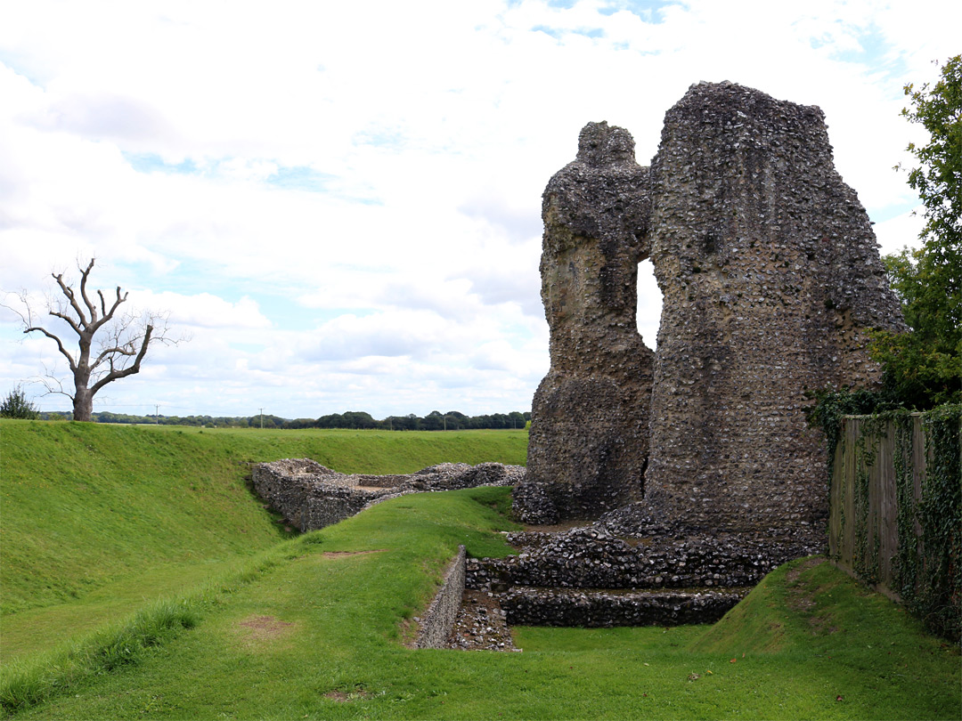 Ditch beside the great tower