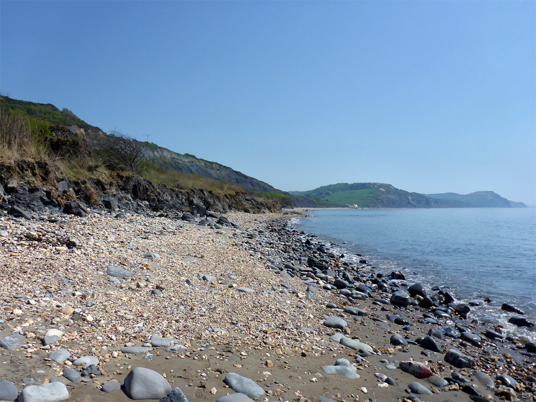 Beach east of Lyme Regis