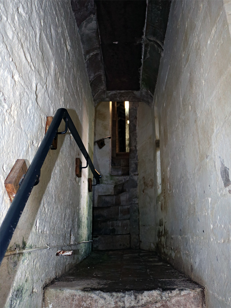 Passage to the crypt