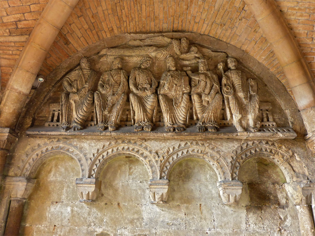 South porch carvings - west