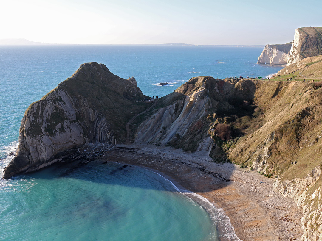 Cliffs beside Man-o-War Cove