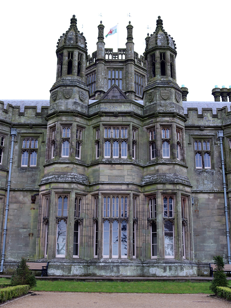 Windows of Margam Castle