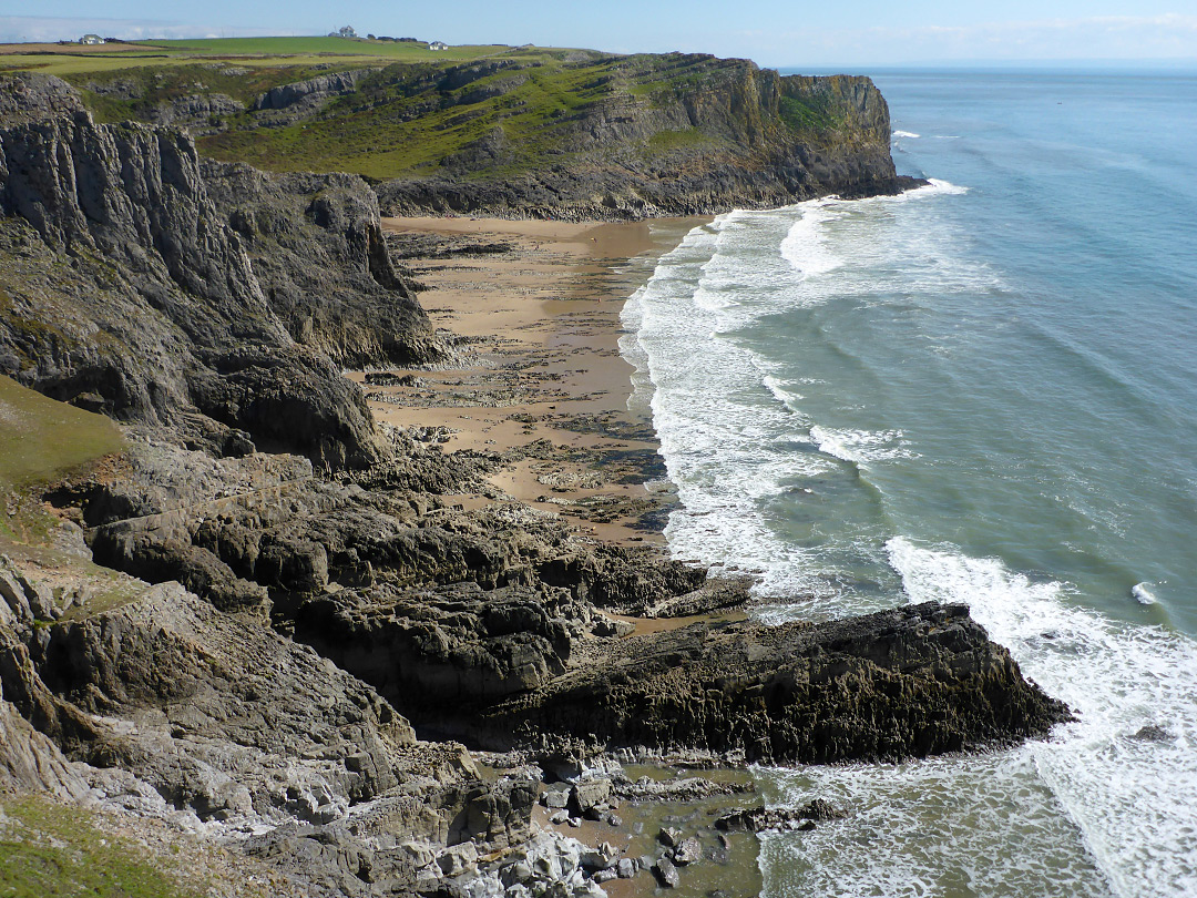 Mewslade Bay, from the west