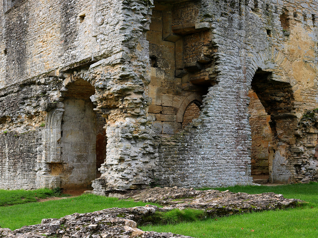 Southeast corner of the hall