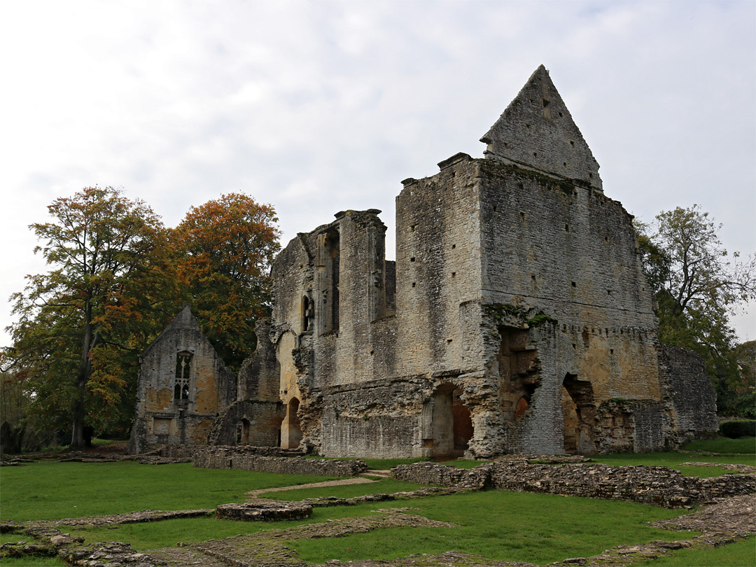 The hall, from the southeast