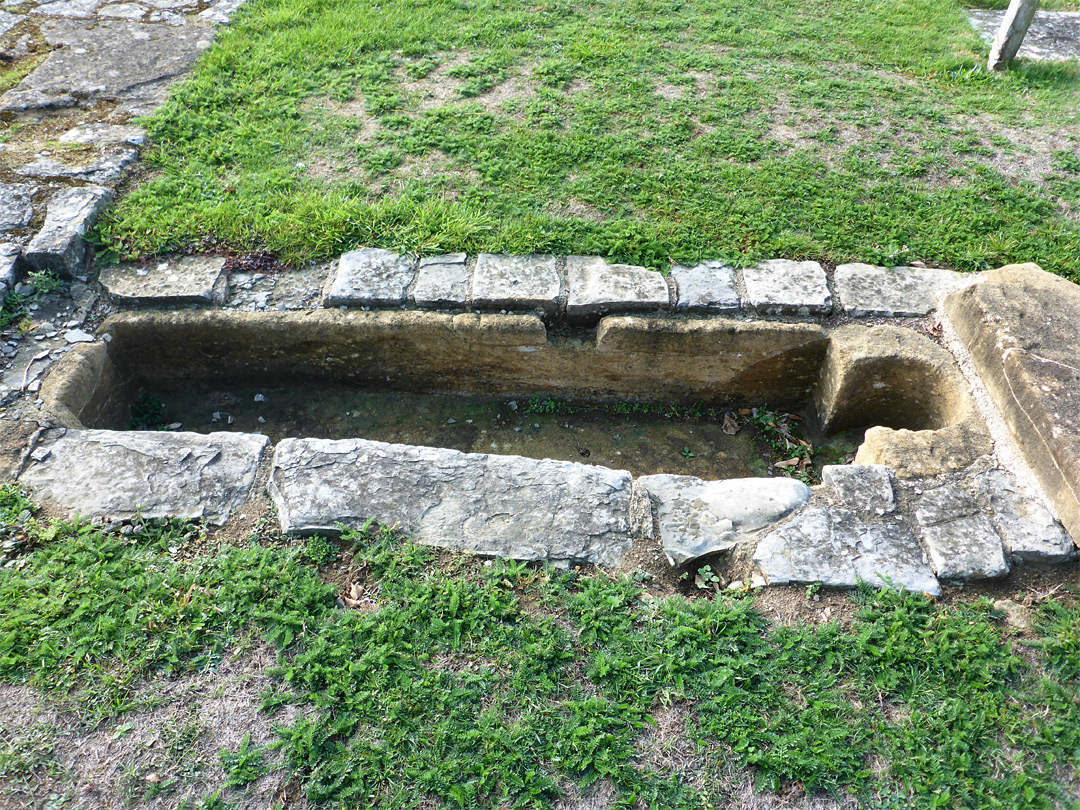Stone coffin