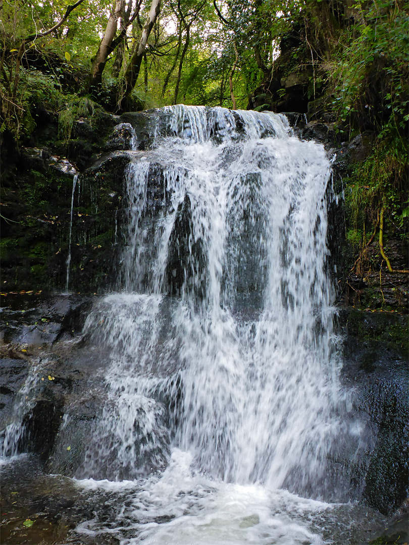 Wide waterfall