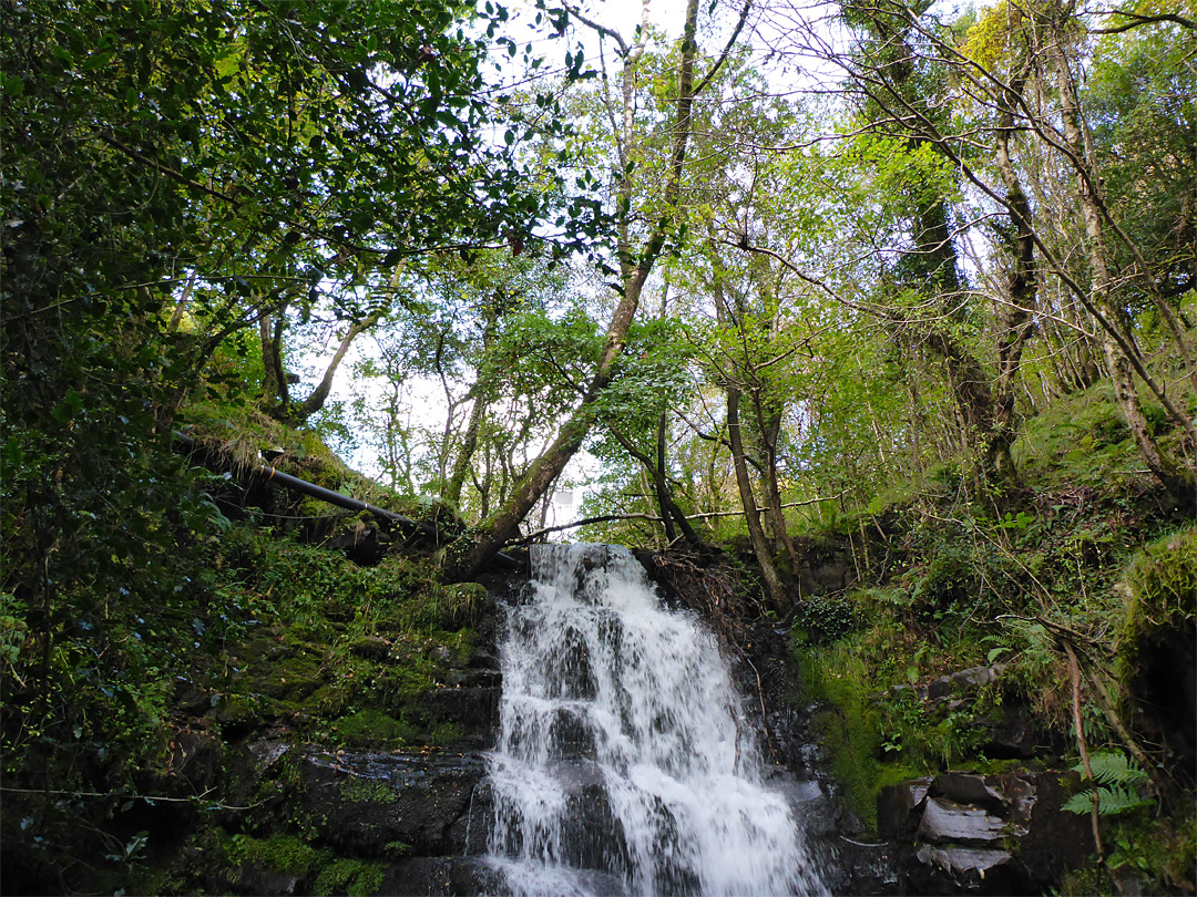 Top of a waterfall