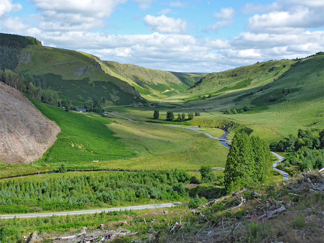 Above the valley