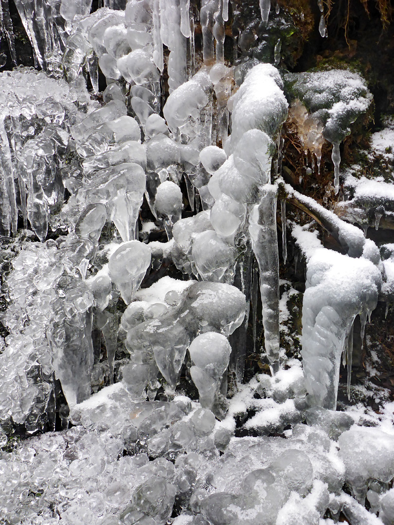 Ice formations