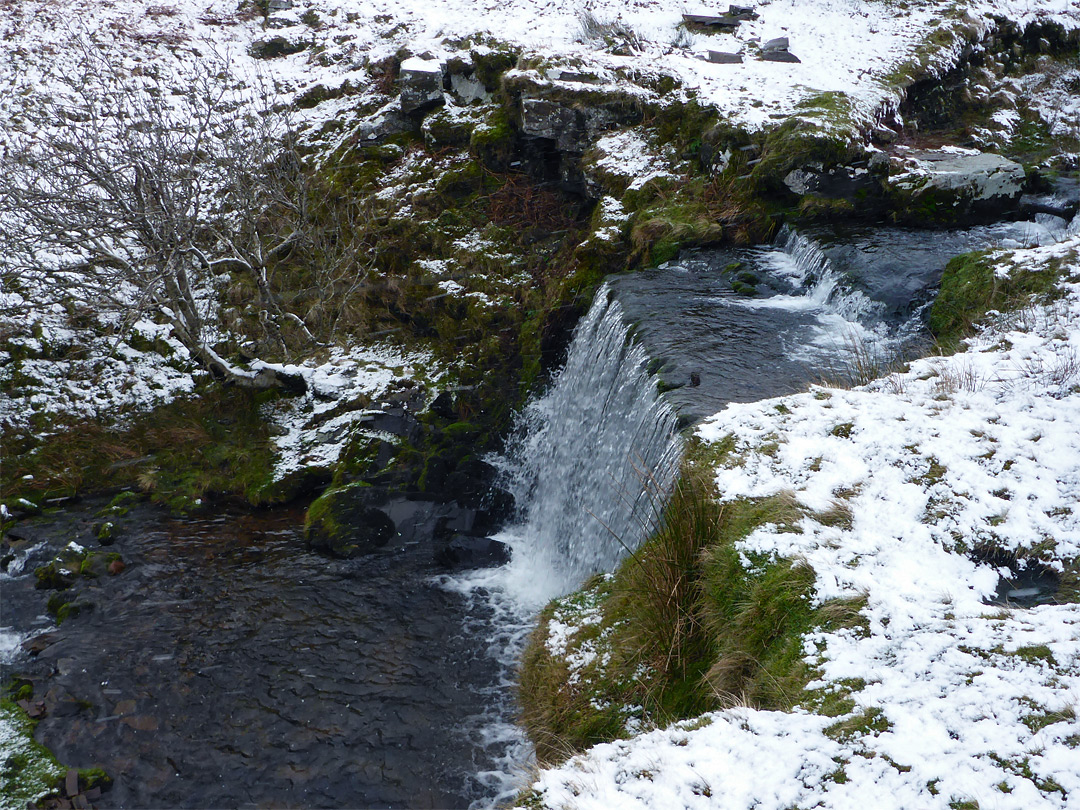 The uppermost waterfall