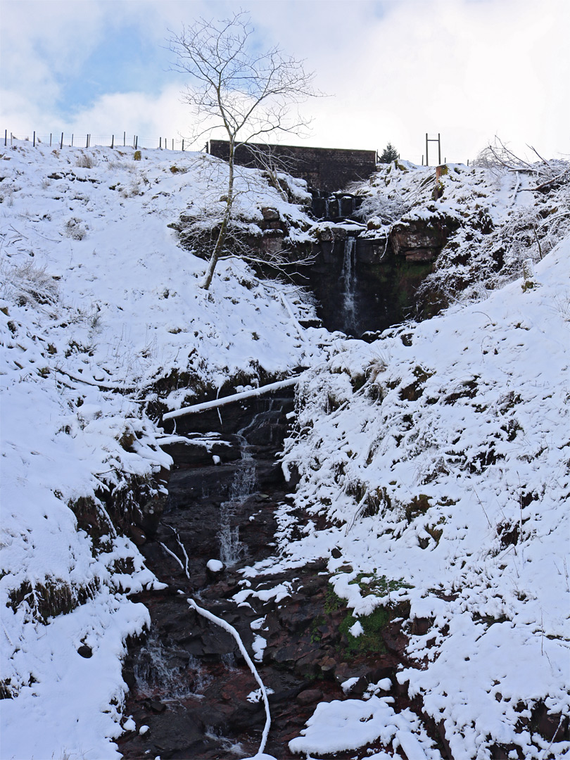 Nant yr Eira cascades