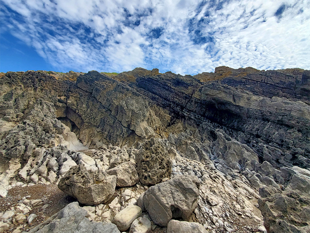 Limestone formations