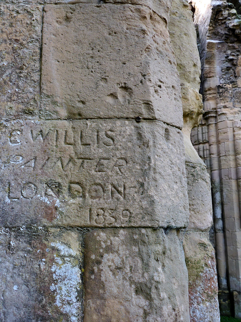 1839 inscription