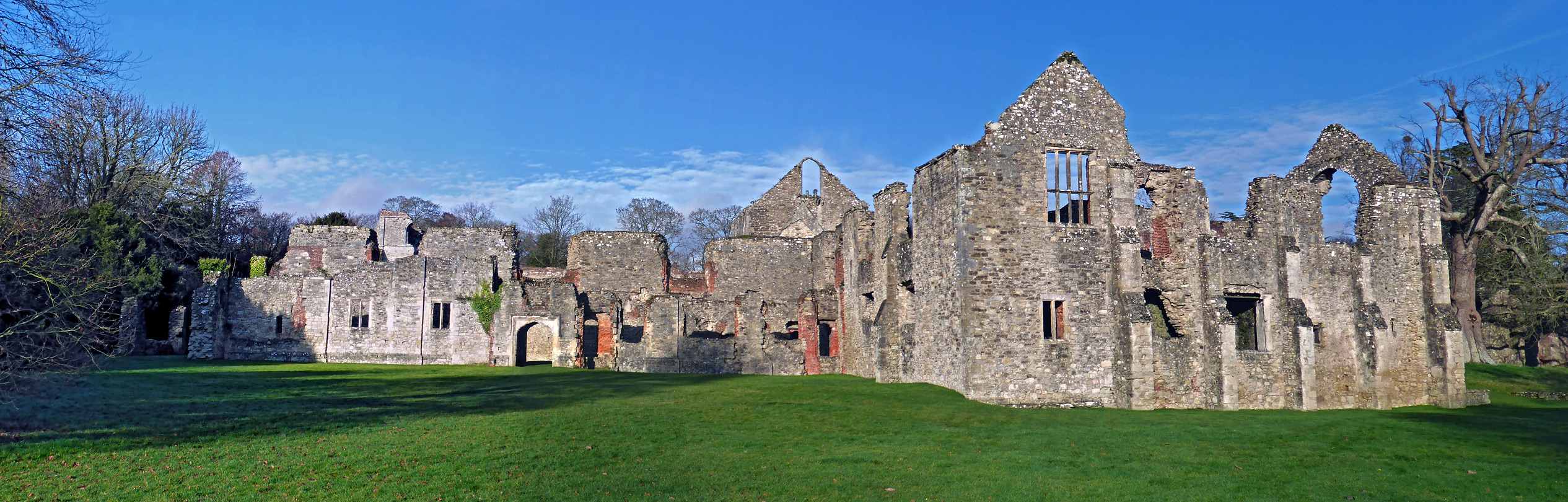 South side of the abbey buildings