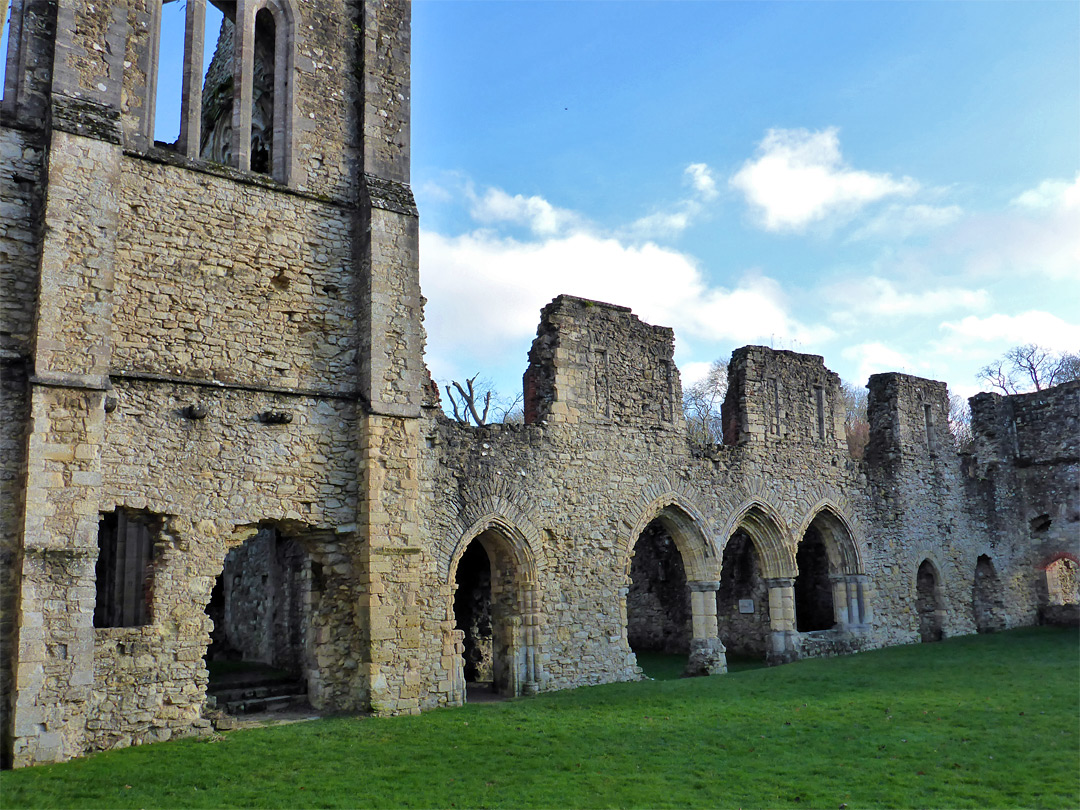 East side of the cloisters