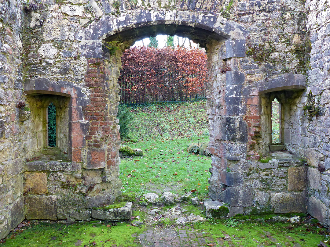 Doorway in the west range