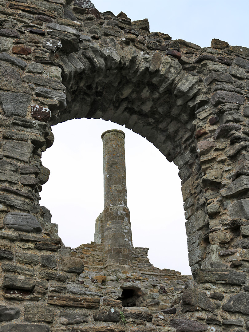 Chimney and window