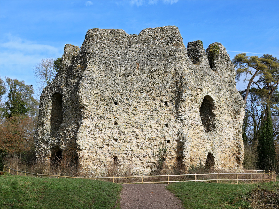 South side of the castle