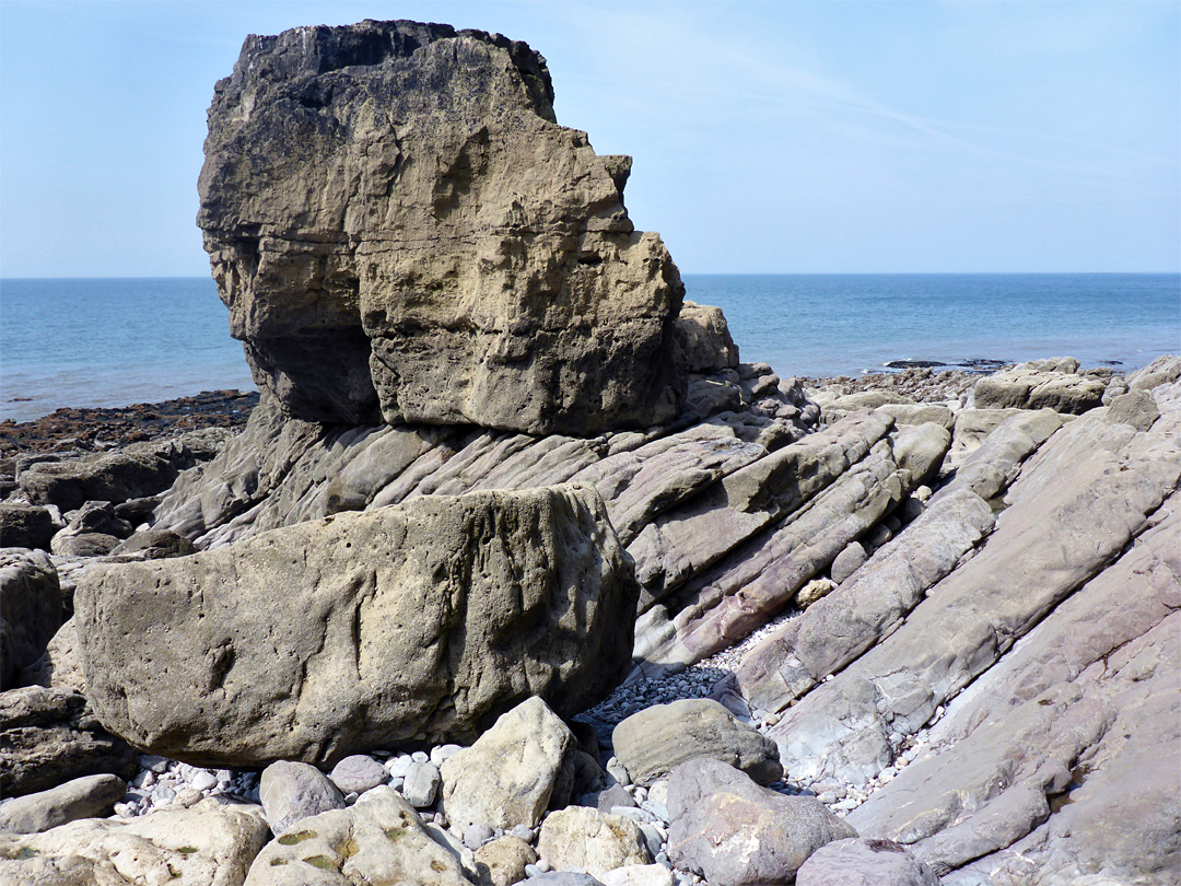 Isolated rock