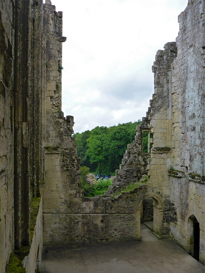 Above the hall