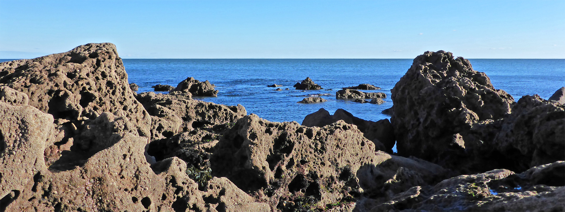 Rocks at low tide