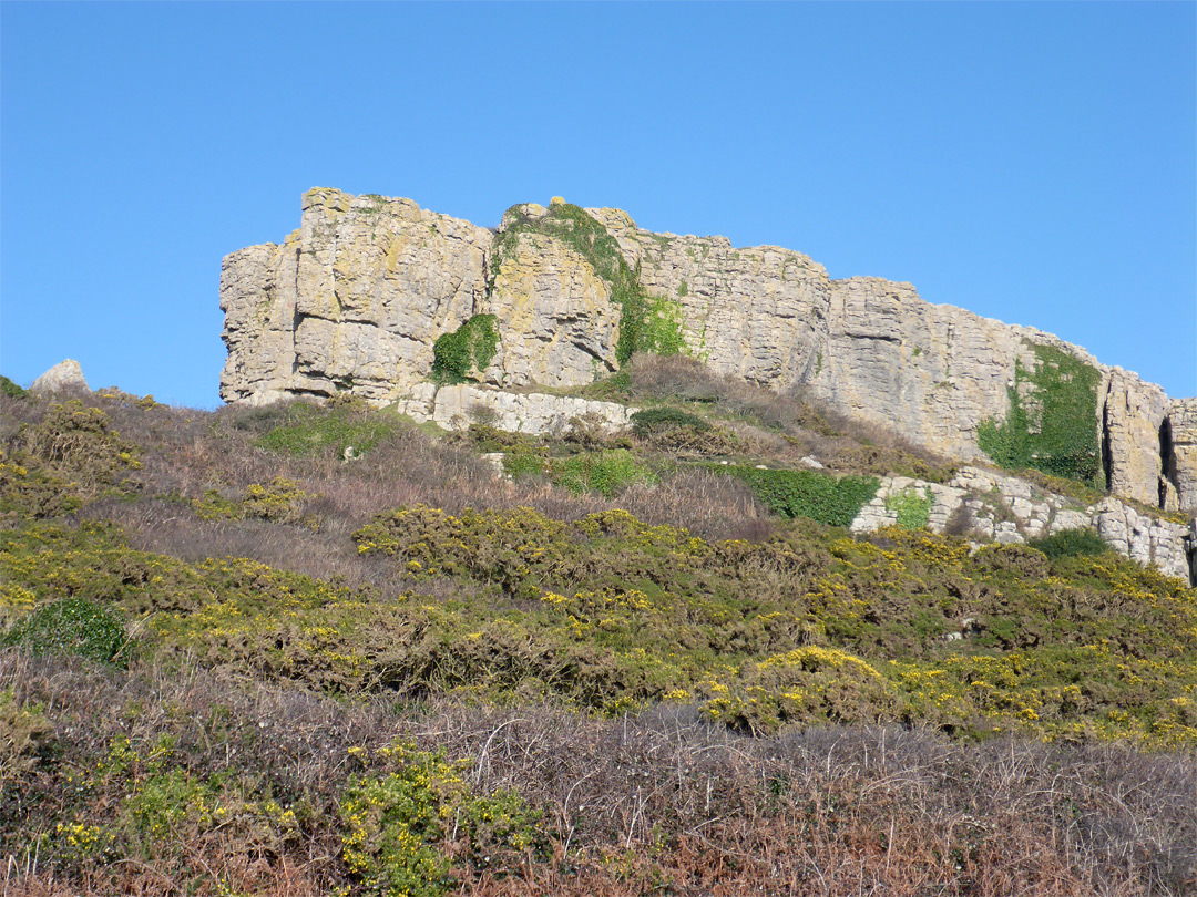 Limestone cliffs