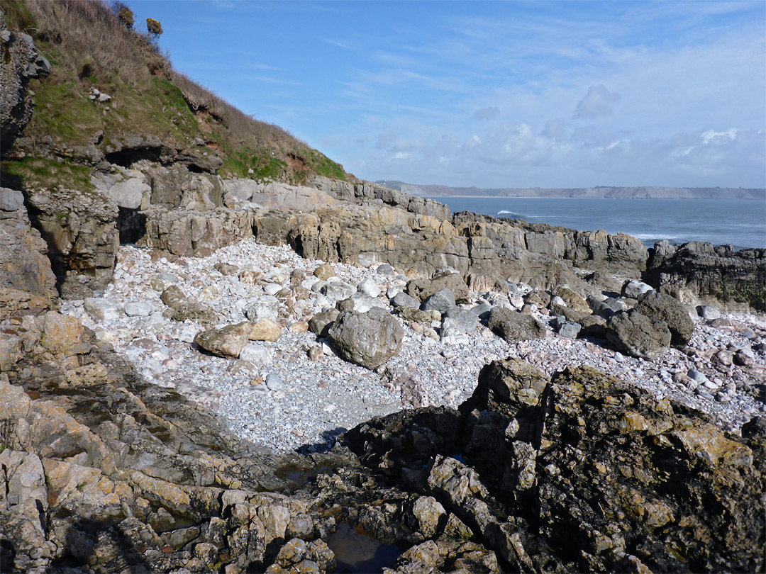 Small pebble beach