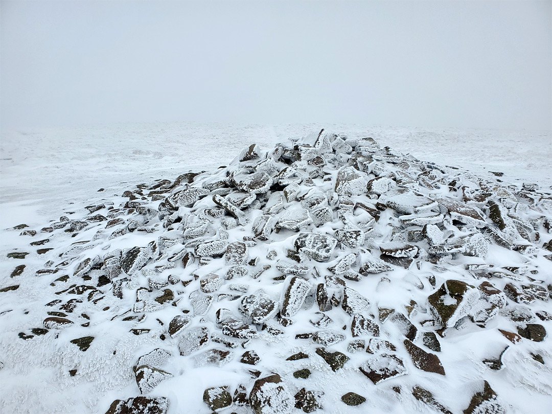 Summit cairn